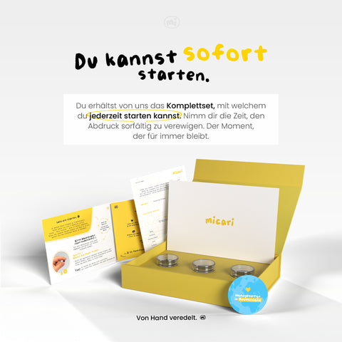 Band Ring Breit Abdruck-Set